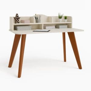 Escrivaninha Kiwi 1,20m Off-White Cedro