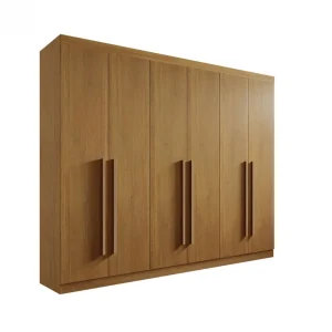 Guarda-Roupa Casal 6 Portas Da Vinci Plus 6 Gavetas 2,75m 100% MDF Cinamomo