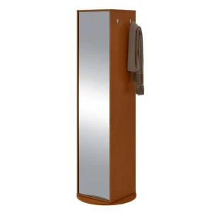 Sapateira Giratória com Espelho Milly 0,60m Frassino