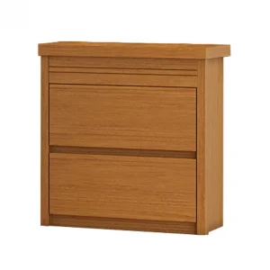 Mesa de Cabeceira Paolo 52 cm – Rubi | 2 Gavetas com Acabamento Uniforme e Base Montada