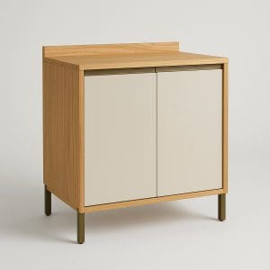 Balcão Andirá – 80 cm – Amêndoa/Off White