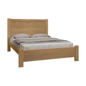 Cama Casal Queen Orlando Plus Ripado 100% MDF 1,53m x 2,00m Cinamomo