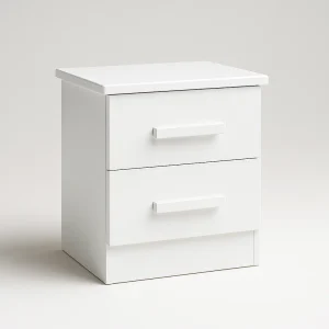 Mesa de Cabeceira New Athos – 2 Gavetas – Branco