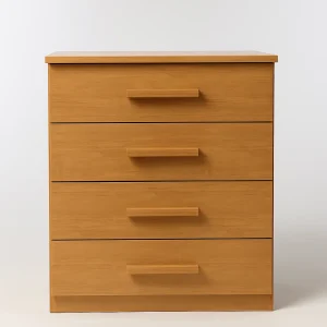 Cômoda Space 4 Gavetas 100% MDF Amêndoa