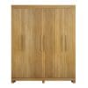 Guarda-Roupa Casal 6 Portas Coliseu Portas Frisadas 2 Gavetas 100% MDF 1,85m Cinamomo