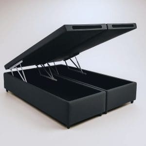 Box Baú King Itália 1,93x2,03m Cinza