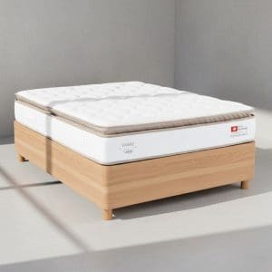 Colchão Queen York Molas Ensacadas Pillow Top One Side Malha Aloe Vera 1,58x1,98x0,29m Box Não Incluso