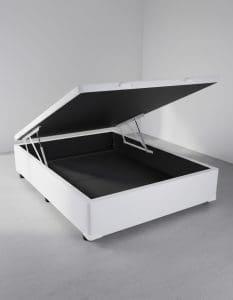 Box Baú Casal Prime com Baú Blindado 1,38x1,88m Altura 42cm Linhão Palha